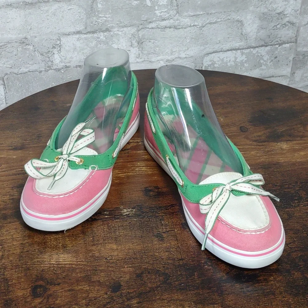 Sperry Top-Sider Canvas Slip-on Boat Shoes - Picture 2 of 11